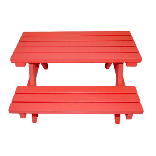 pink kids picnic table