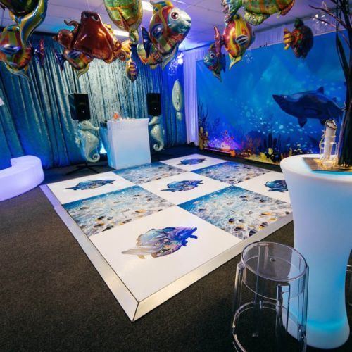 under the sea dancefloor decal stickers