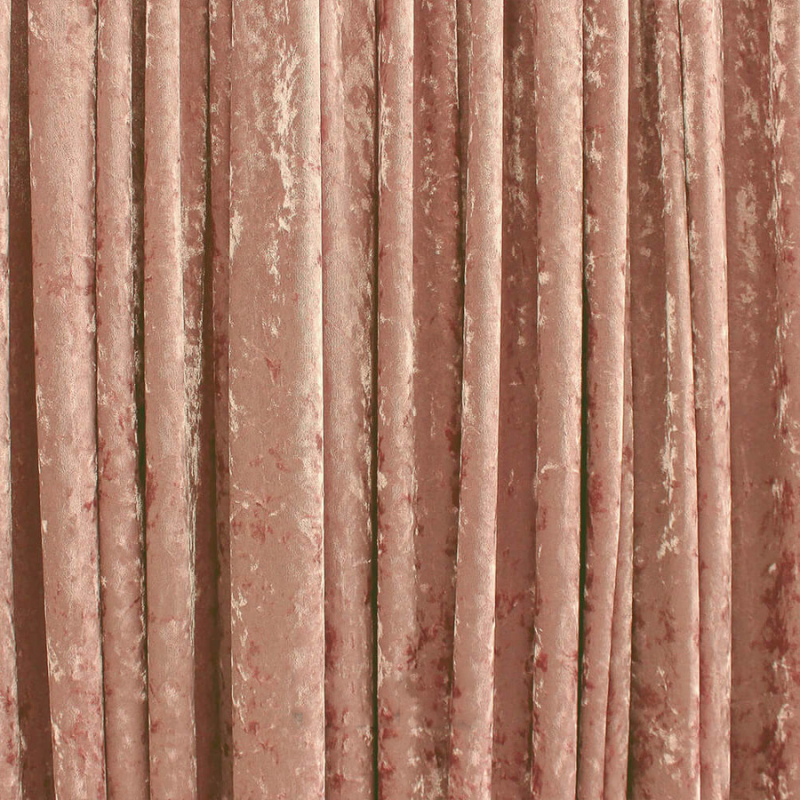 Crushed Velvet Drape - Rose Gold