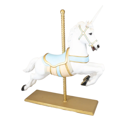 blue carousel unicorn