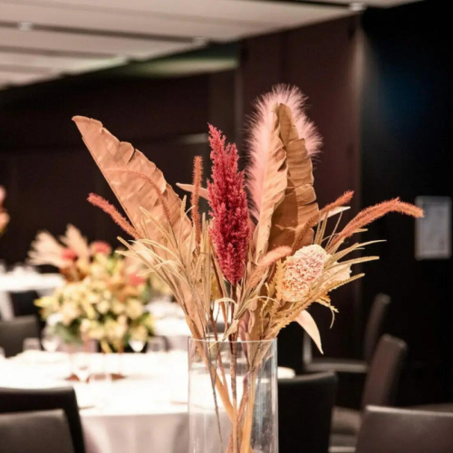 close up native plants centrepiece