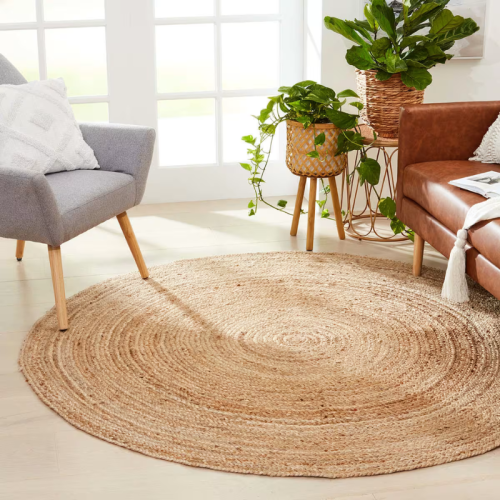 round stage jute rug