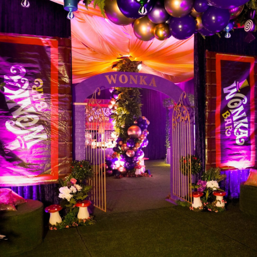 wonka entrance to dancefloor