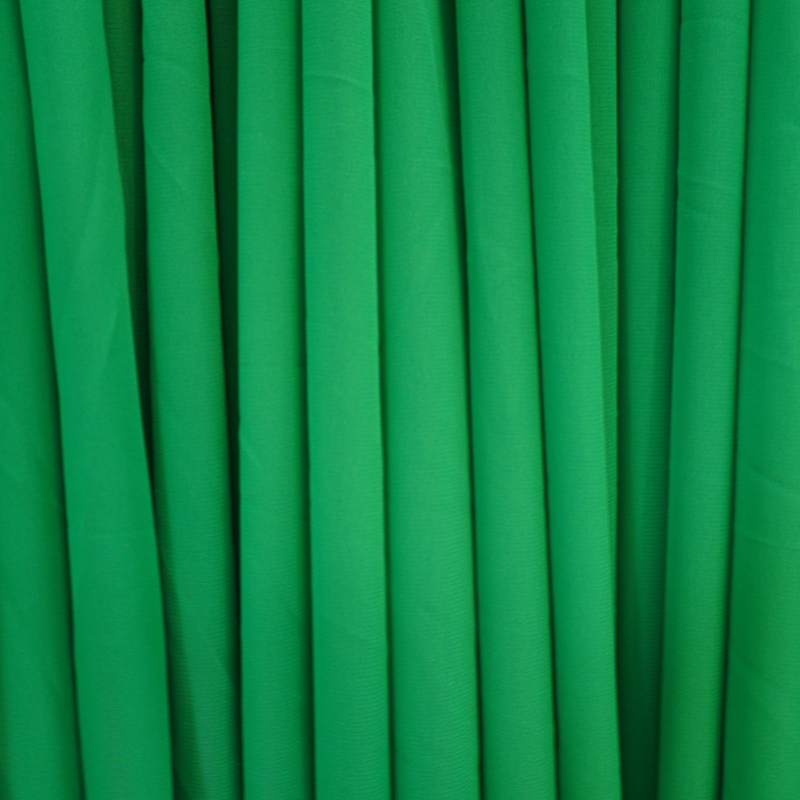 Chiffon Drapes - Dark Green