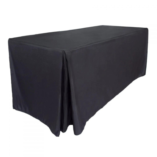 black table cloth